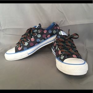 Polka Dot Low Top Converse